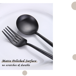 מזון כיתה צבעונית נירוסטה flatware סיים סט סכו "ם סט סכו" ם - Product Image 3