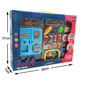 Ensemble de cuisine miniature de jeu de rôle le plus populaire, en plastique ABS, pour couper les légumes, appareils électroménagers, réfrigérateur, jouets pour enfants - Product Image 5