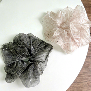 Gran lujo <span class=keywords><strong>de</strong></span> alta elasticidad banda <span class=keywords><strong>de</strong></span> goma <span class=keywords><strong>para</strong></span> <span class=keywords><strong>el</strong></span> <span class=keywords><strong>cabello</strong></span> <span class=keywords><strong>lazos</strong></span> <span class=keywords><strong>para</strong></span> <span class=keywords><strong>el</strong></span> <span class=keywords><strong>cabello</strong></span> accesorios burbuja malla <span class=keywords><strong>tul</strong></span> Organza Cristal Diamantes <span class=keywords><strong>de</strong></span> imitación diamante Scrunchies - Product Image 5