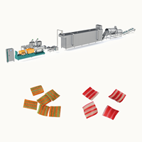 Nouvelle technologie 2025 : Extrudeuse automatique en acier inoxydable pour maïs soufflé, machine à fabriquer des bonbons et des biscuits bicolores avec mélangeur