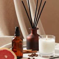 Bouteille diffuseur de parfum en verre vide avec bouchon, 50ml, 80ml, 150ml, 250ml, pour huiles essentielles