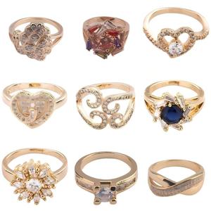 Bijoux de mode, designs 2026, bagues en <span class=keywords><strong>or</strong></span> <span class=keywords><strong>jaune</strong></span> 18 carats pour femmes - Product Image 1