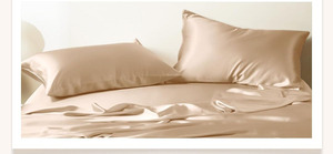 Taie d'oreiller en soie satinée 100% pure de luxe lavable sur mesure 19 22 25 30 avec fermeture éclair - Product Image 5