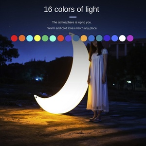 Dẫn ánh sáng mặt trăng ghế thiết kế hiện đại ngoài trời không thấm nước mặt trăng Swing cho công viên sân & Homestay vật liệu nhựa - Product Image 2