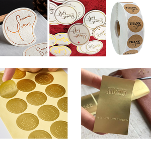 Custom Printing Gold Foil Florist <b>Sticker</b> Self Adhesive Waterproof <b>Personalized</b> Logo Foil <b>Stickers</b> <b>Label</b> for Perfume Bottle - Product Image 2