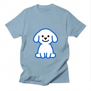 เสื้อยืดผู้ชายคอตตอนโอเวอร์ไซส์ลายอนิเมะแบบดรอปโชว์เดอร์  ขายส่งจากโรงงาน - Product Image 3