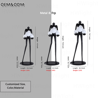 Lampadaire d'angle en résine nordique, design moderne et minimaliste, avec LED, pour salon, décoration artistique