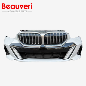 Per <span class=keywords><strong>BMW</strong></span> <span class=keywords><strong>serie</strong></span> <span class=keywords><strong>5</strong></span> 530XI 540I nuovo Kit completo paraurti anteriore in plastica rossa che include clip parte del corpo Halfcat con interno carro - Product Image 1