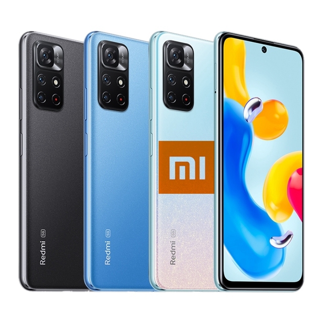 Global Unlocked Xiaomi Redmi Note 11S 5G Mobile Phone 6.6 Inch AMOLED Screen 128GB ROM Smart Phone Xiaomi Dual Sim
