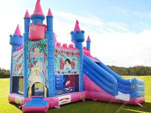 Castillo inflable de princesa para niñas, Combo de castillo hinchable para saltar, casa hinchable - Product Image 2