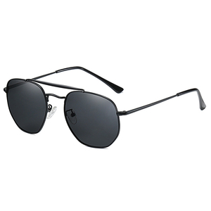 Sunway Eyewear Customization Custom Logo Fashion New Sun Glasses Metal Polygon Polarized Mens Sunglasses - Product Image 2