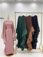 Robe musulmane pour femmes EID 2026, vêtements islamiques, robes pour femmes grandes tailles, abaya modeste, nouvelle robe papillon Dubaï, kaftan abaya