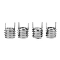 Carbon Steel Metric Coarse Thread Inserts DIN Standard Fully Threaded Polished Finish Light Heavy Internal/External Tooth