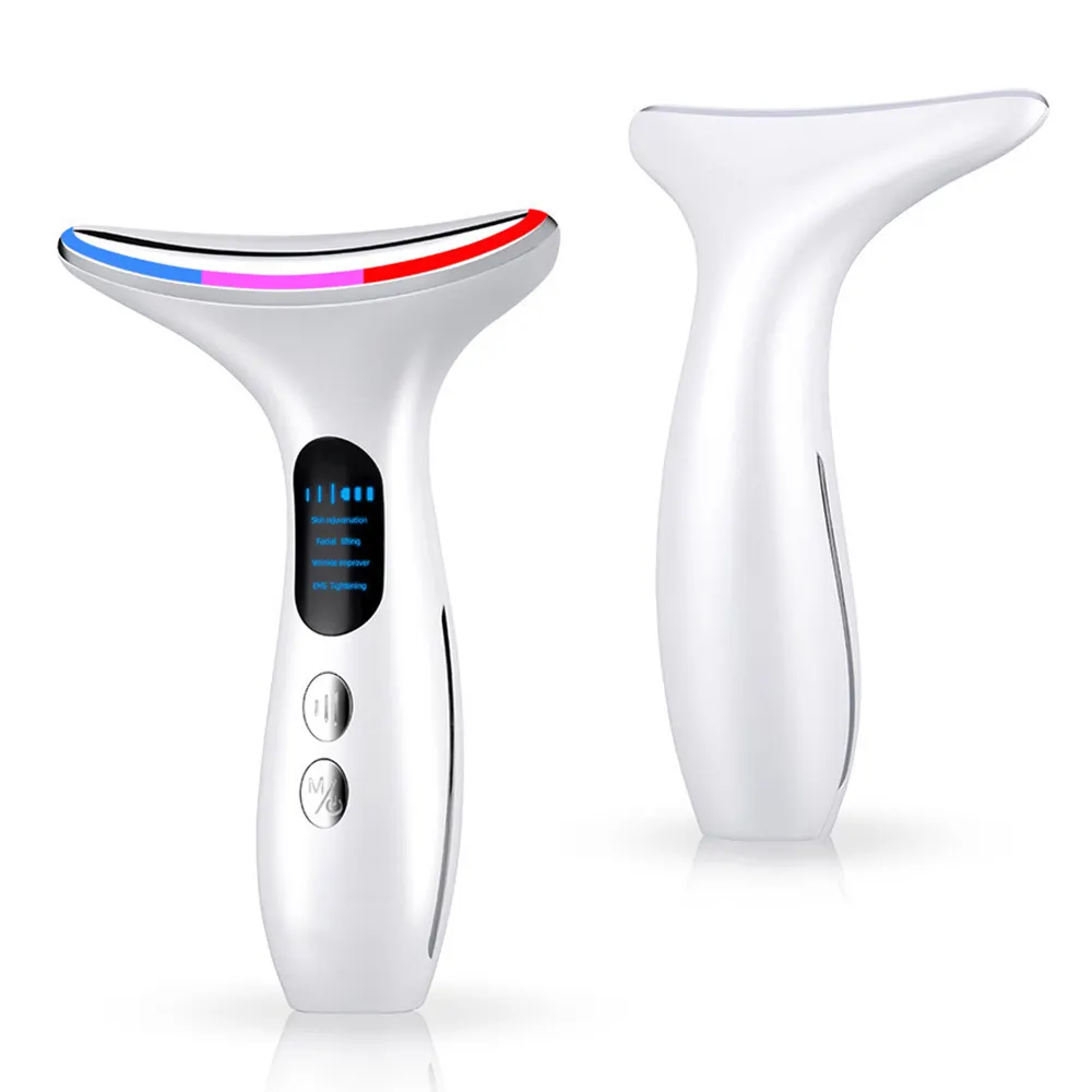 Chống lão hóa chăm sóc da trẻ hóa v-mặt EMS mặt thiết bị mặt và cổ nâng Massager