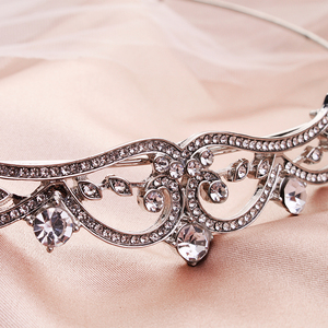 Diadèmes de mariage baroques et couronnes royales, bijoux de <span class=keywords><strong>cheveux</strong></span> de mariée en zircon, coiffes de princesse, diadèmes pour enfants, couronnes pour filles - Product Image 6