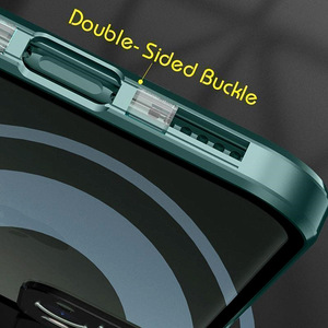 Étui de téléphone magnétique à adsorption complète 360°, double face, en verre électro-plaqué, luxueux, antichoc, cool et simple - Product Image 6