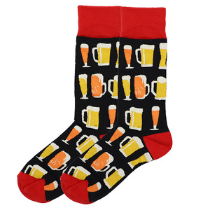 Chaussettes pour hommes avec logo personnalisé, thème bière, <span class=keywords><strong>canette</strong></span> et mug, bouteille de vin, alcool, écologiques, cadeau pour les demoiselles d'honneur, chaussettes d'automne - Product Image 3