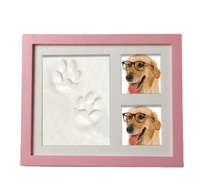 Cadeau personnalisé pour les amoureux des animaux de compagnie et les commémoratifs pour animaux de compagnie cadre Photo commémoratif pour animaux de compagnie Kit de cadre Photo imprimé patte