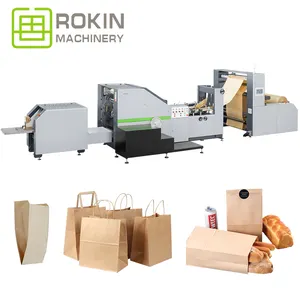 Rokin mini saco de papel personalização de alta qualidade, máquina