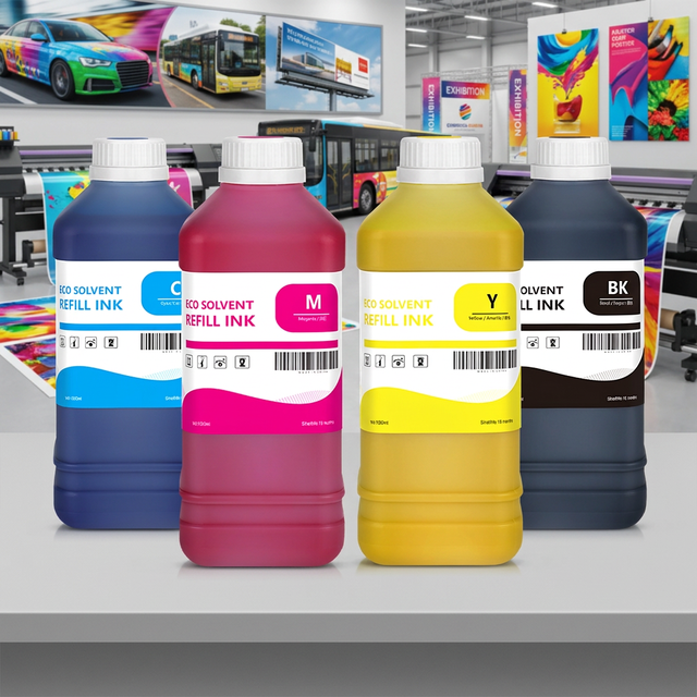 Eco Solvent Ink XP600 for Epson I3200 TX800 XP600 Eco Solvent Ink Eco Solvent Printing Inks Odourless for Large Batch Order