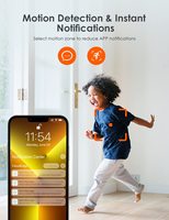 Caméra IP sans fil 3MP Moniteur pour bébé Caméra de sécurité audio bidirectionnelle à vision nocturne En stock Caméra CCTV de sécurité domestique 5G
