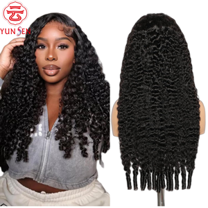 Cabello Humano Virgen 100%, Cabello con Frente de Encaje 13x4, Rizado Birmano, Densidad 300, Cabello Completo para Mujer - Product Image 2