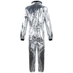 コスプレパーティーのための大人のハロウィーンの服のための安い宇宙飛行士の衣装大人のシルバースペーススーツ - Product Image 2