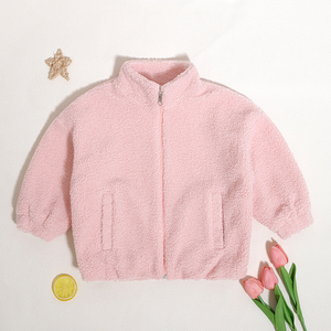 Prix bas quantité minimale de commande pas cher vêtements pour enfants chaud épais décontracté hauts avec fermeture éclair printemps manches longues vestes pour enfants - Product Image 5