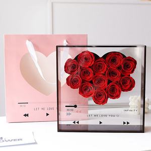 Eternal Rose CD <b>Gift</b> <b>Box</b> Finished Christmas Valentine's Day Birthday <b>Gift</b> for Girlfriend Confession Decoration - Product Image 1