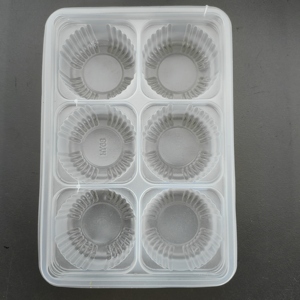 6 8 lỗ nhựa vỉ Bánh Mochi bao bì khay tùy chỉnh bánh ngọt trắng <span class=keywords><strong>Cookie</strong></span> vỉ khay bao bì - Product Image 1