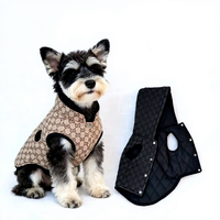 Manteau d'hiver pour chien en coton de luxe avec logo personnalisé, matériau écologique pour toutes les tailles, fabricant en gros