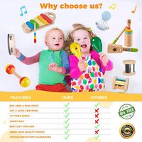 Instruments de musique, tube à pluie Montessori, gouttelettes de pluie en bois, jouet éducatif musical, hochet à secouer, fabricant de pluie pour bébé