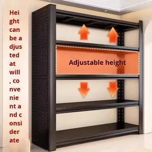 Home Multi-layer Steel Floor-standing Storage <strong>Rack</strong> for Balcony Basement-Organizer Iron Art Design for Tableware Food Tools - Product Image 2