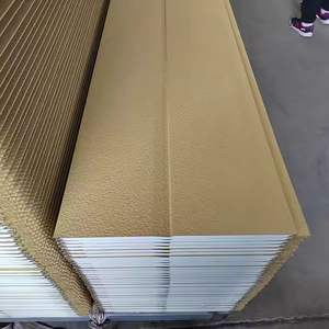 Genteng PU Papan PVC Insulasi Dinding Eksterior Gudang Luar Ruangan Lembaran Marmer PVC Bahan Bangunan Panel Sandwich - Product Image 6