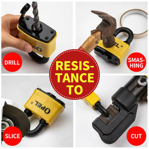 Vente en <span class=keywords><strong>gros</strong></span> Prix bon marché <span class=keywords><strong>Cadenas</strong></span> de sécurité pour appartement, école, maison, hôtel portable Serrure de porte - Product Image 6