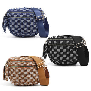 <span class=keywords><strong>Sac</strong></span> bandoulière tendance personnalisé pour <span class=keywords><strong>femme</strong></span> en suédine, <span class=keywords><strong>sac</strong></span> <span class=keywords><strong>banane</strong></span>, <span class=keywords><strong>sac</strong></span> de poitrine, <span class=keywords><strong>sac</strong></span> à bandoulière en nylon et polyester à carreaux pour <span class=keywords><strong>femme</strong></span> - Product Image 2