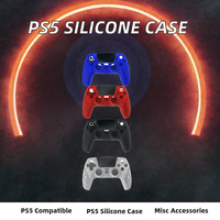 Coque de protection en silicone T10 pour PS5, coque de protection pour jeux et manettes PS5, accessoires de jeu