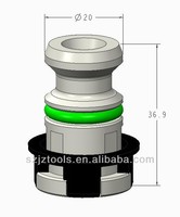 A-ONE Mini jeu de barres d'attelage 3R, acier inoxydable pour EDM - 10 unités, 3A-400092