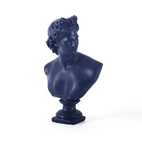 Patung Figurin David Manusia Putih Resin Gaya Eropa dengan Motif Mitologi Yunani untuk Dekorasi Ruang Tamu