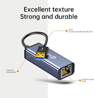 Adaptateur Ethernet Gigabit RJ45 USB 3.0 Externe Biaze Plug & Play Convertisseur LAN pour Ordinateur Portable Vitesse 1000 Mbps Sans Pilote Requis En Stock