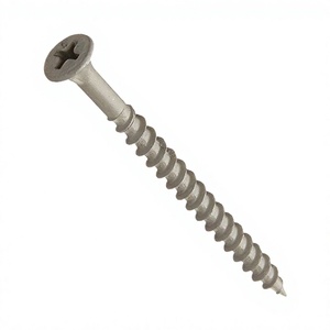 Tornillo autoperforante de acero galvanizado M8 para paneles de yeso, cabeza plana, autorroscante, para carpintería, en pulgadas extendidas - Product Image 2