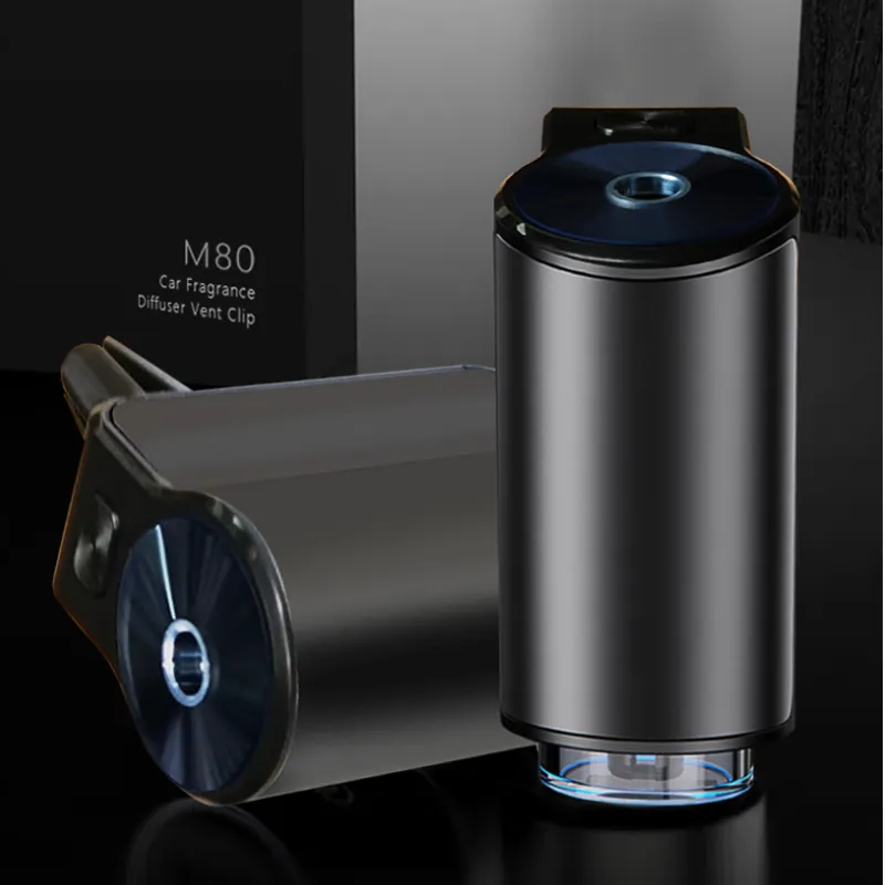 Diffuser Aroma Mobil Tanpa Air Ultrasonik Mini, Mesin Penyebar Aroma Kabut Dingin Nano Elektrik