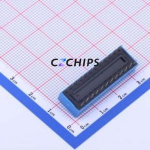 DSWB12LHGETB DIP Switch Through hole Component (THT) Switch Flat Toggle, Raised Type Single Pole Single Throw 12 PC Pin - Product Image 2