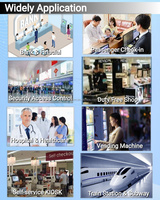 Swipe OCR MRZ ICAO9303 Escáner de documentos RFID NFC E Passport MSR Bank Smart Chip ID Card Reader para Hotel Bank Customs