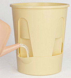 Vente en gros de pots à orchidées auto-arrosants durables de 4,7 pouces, blancs transparents, pour le contrôle des racines, écologiques, en plastique, pour la <span class=keywords><strong>maison</strong></span> et le jardin - Product Image 3