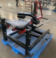 Máquina de Ejercicios para Pantorrillas Sentado Hammer Gym con Ejercicio para Brazos, Construcción Metálica, Certificación ISO9001/CE, Equipo de Fitness Comercial