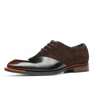 Zapatos Oxford Hechos a Mano para Hombre, con Cordones, Cuero Vacuno, Ligeros, Elegantes, para Bodas, Fiestas, Uso Casual y de Oficina - Product Image 1