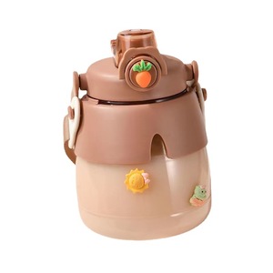 Children's Water Bottle With Straw Large Capacity Bpa Free Summer Style Back To School Use - Product Image 5