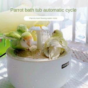 Plateau en plastique automatique Bain d'oiseaux Peaux de pivoine <span class=keywords><strong>Baignoire</strong></span> pour oiseaux Animaux domestiques-Chiens et chats Respirant Caractéristique Boîte d'emballage - Product Image 3