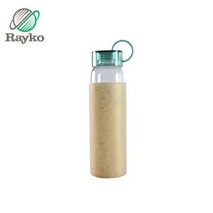 Bán Buôn Màu Sắc Khác Nhau Silicone Tay Áo Thủy Tinh Matel Chai Nước Thể Thao Thép Không Gỉ Chai Nước